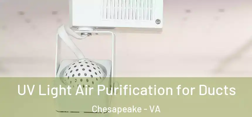  UV Light Air Purification for Ducts Chesapeake - VA